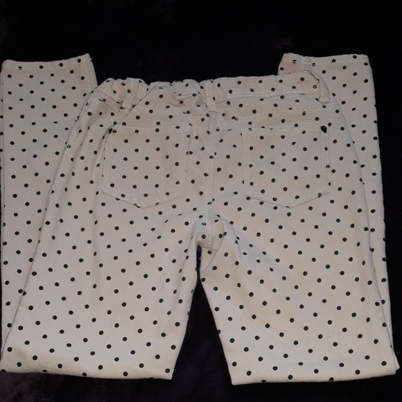 Cherokee white polka dot skinny jeans for juniors - Picture 3 of 4